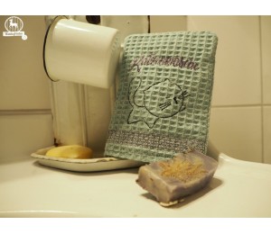 Stickserie ITH - Katzenwäsche Tasche & Abschmink Pad & Waschlappen